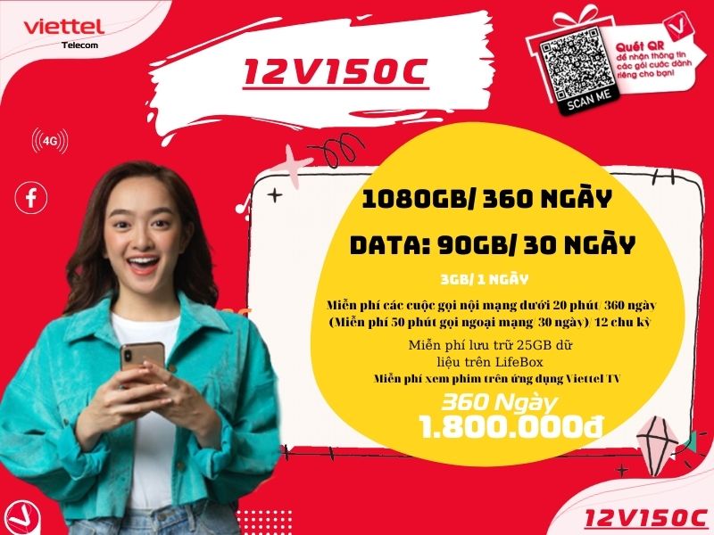 Gói 12V150C Viettel