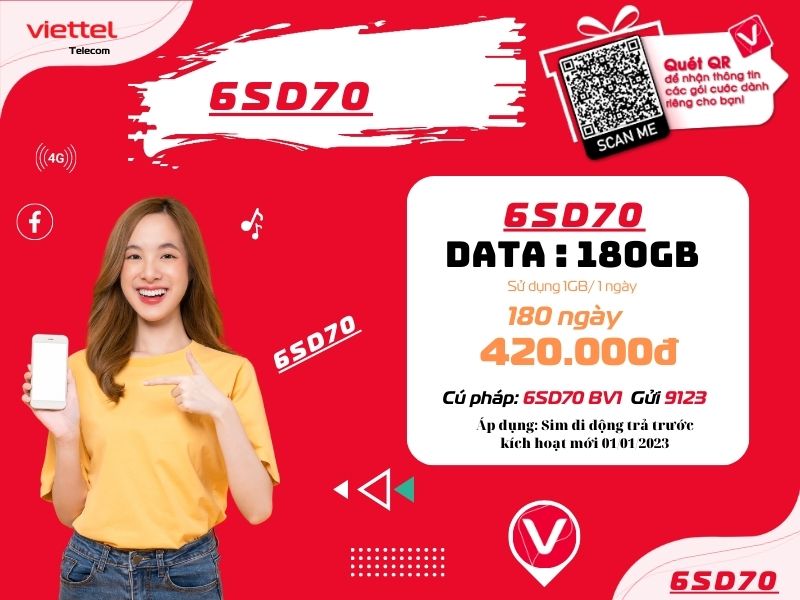 Gói 6SD70 của Viettel