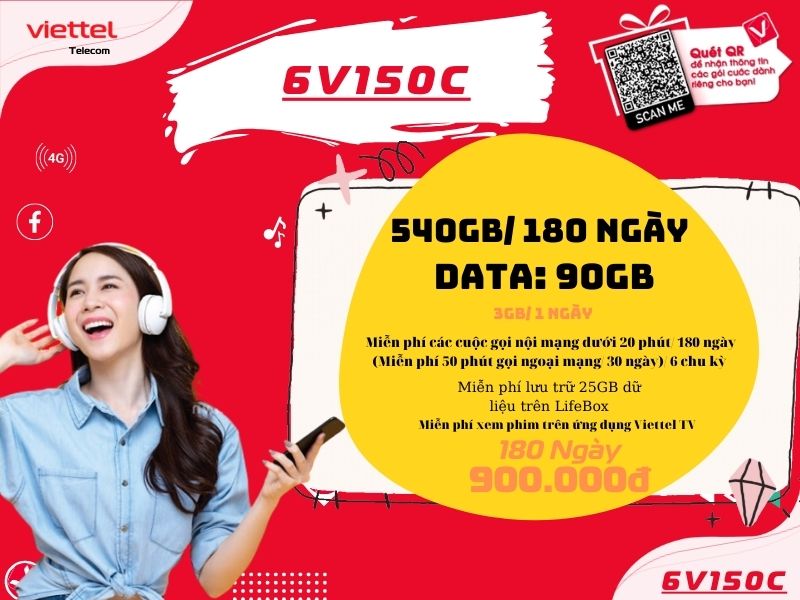 Gói 6V150C Viettel