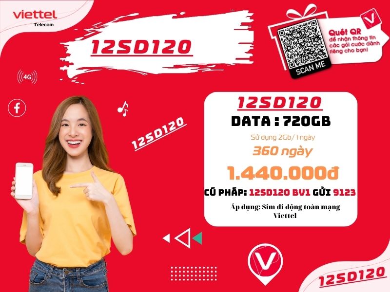 Gói 12SD120 của Viettel