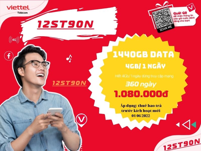 Gói 12ST90N Viettel