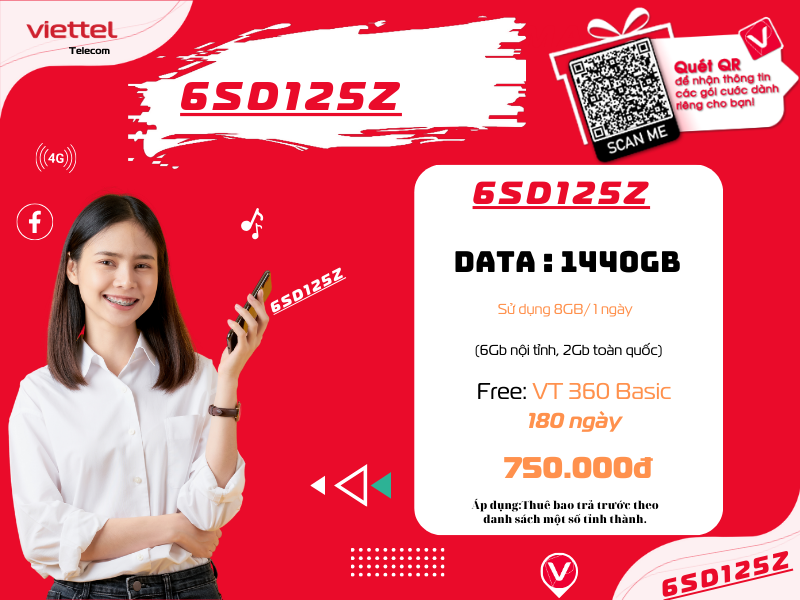 Gói 6SD125Z Viettel